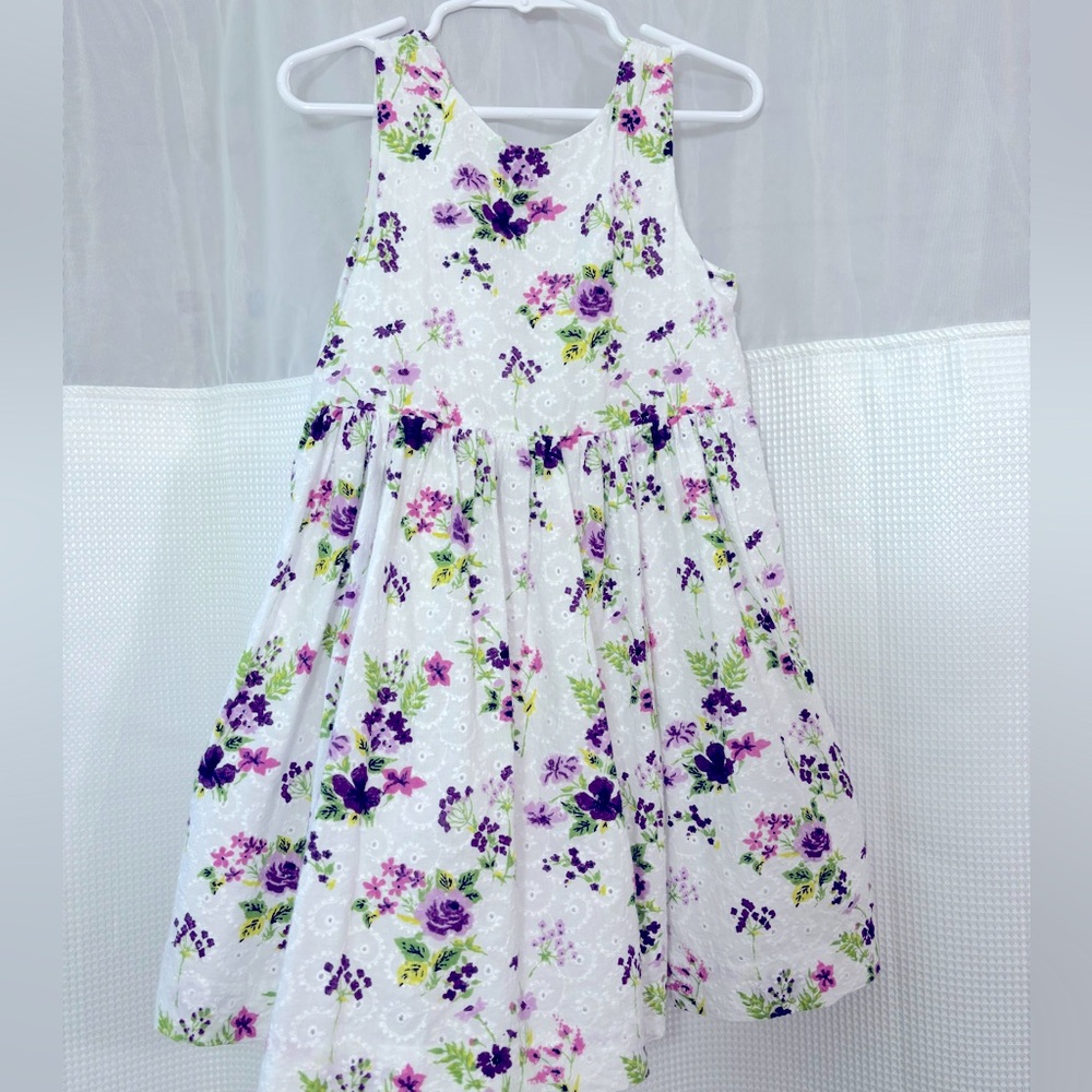 Janie & Jack floral eyelet dress